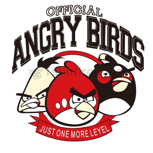 Angry Birds T Shirt Iron on Transfer Decal #1