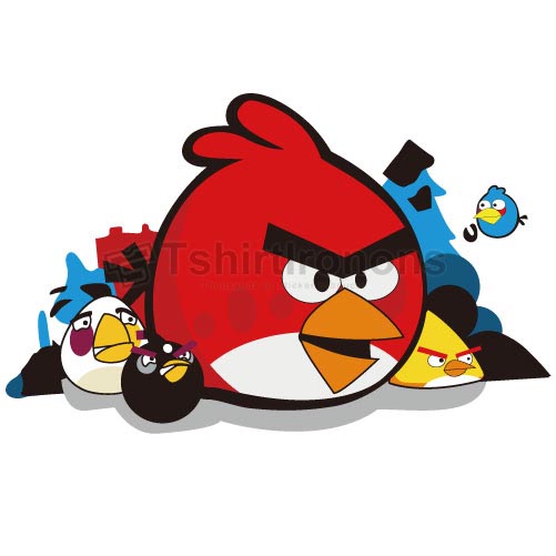 Angry Birds T Shirt Iron on Transfer Decal #77